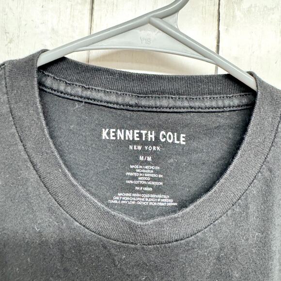 Kenneth Cole Shirt Women Size Medium Pride Rainbow Short Sleeve Cotton Tee - Picture 2 of 3